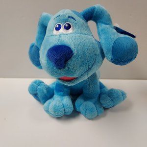 "NICKELODEON" BLUE'S CLUES & YOU PLUSH 6" PRESSCHOOL STUFFED BEANBAG TOY 3+  NWT